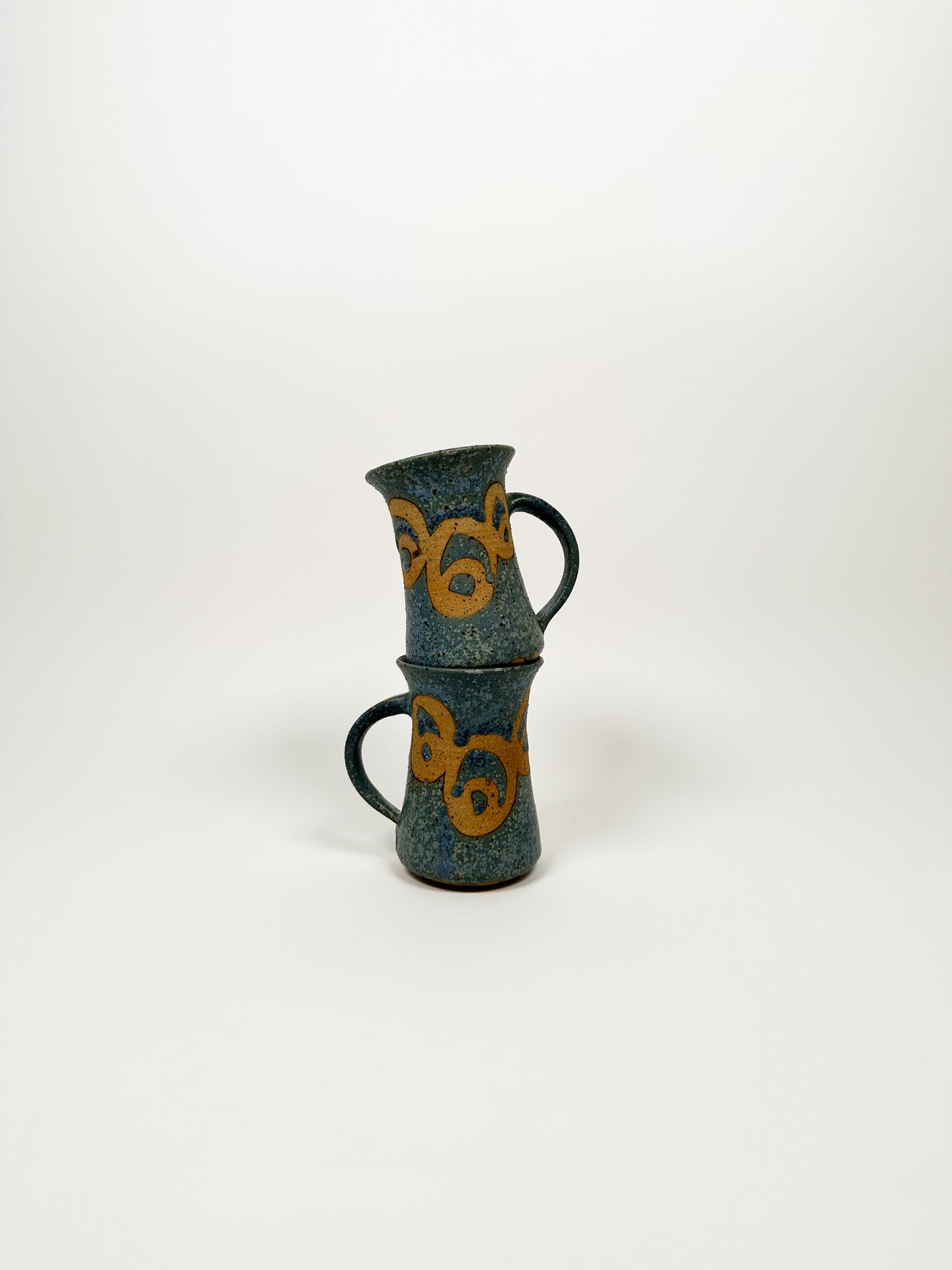 Blue Handmade Mug Set