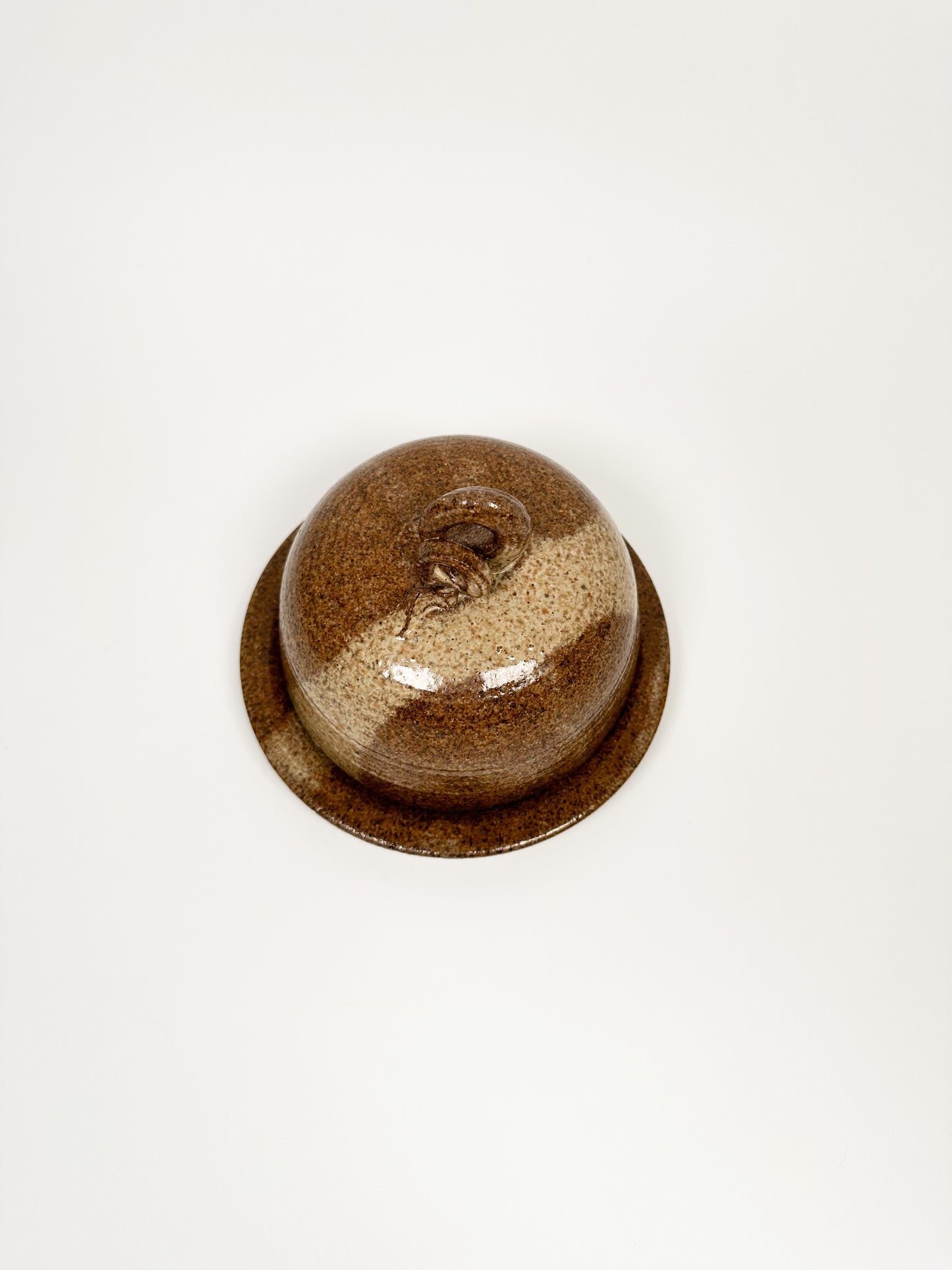 Handmade Ceramic Butter Dish with Lid