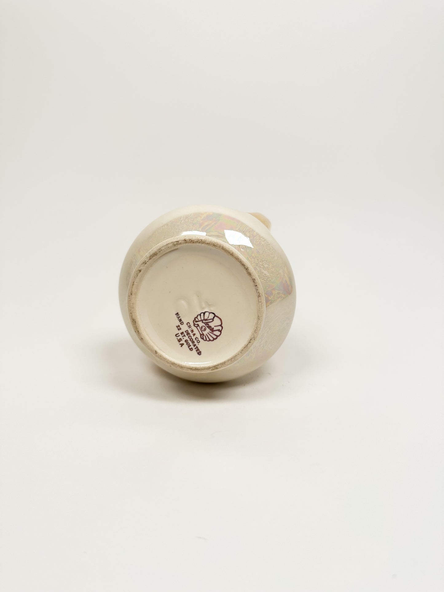 Mini Vintage Pearl Handled Vase