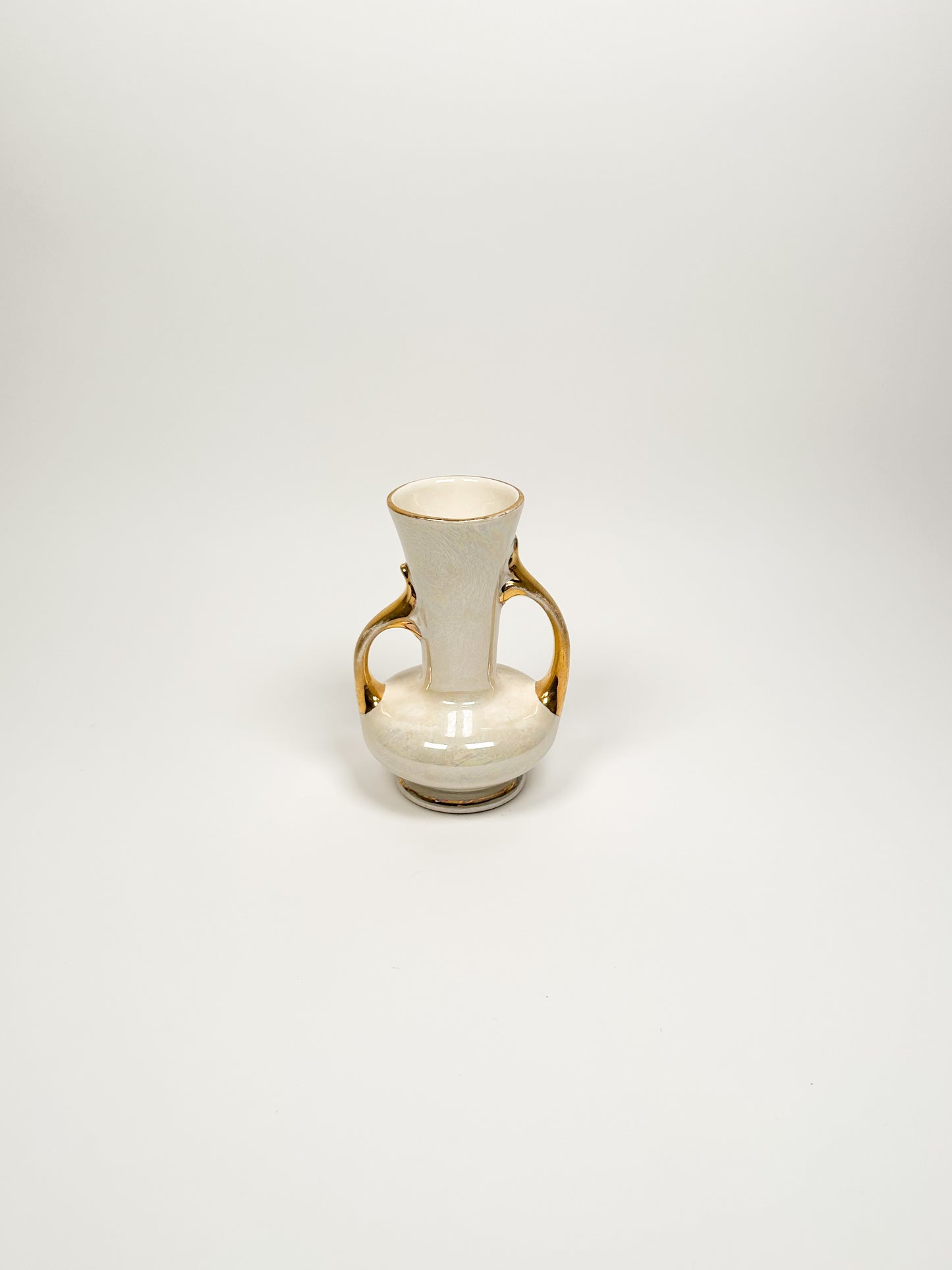 Mini Vintage Pearl Handled Vase