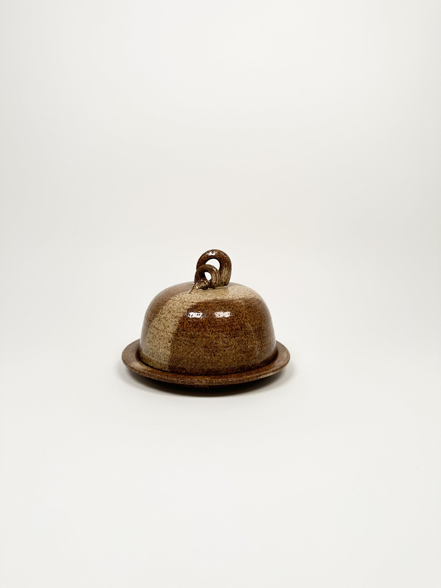 Handmade Ceramic Butter Dish with Lid