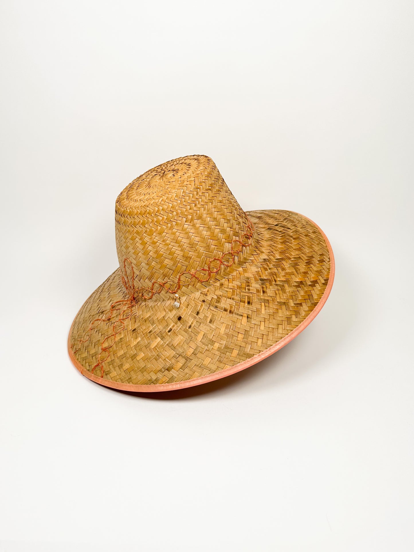 Pink Straw Garden Hat