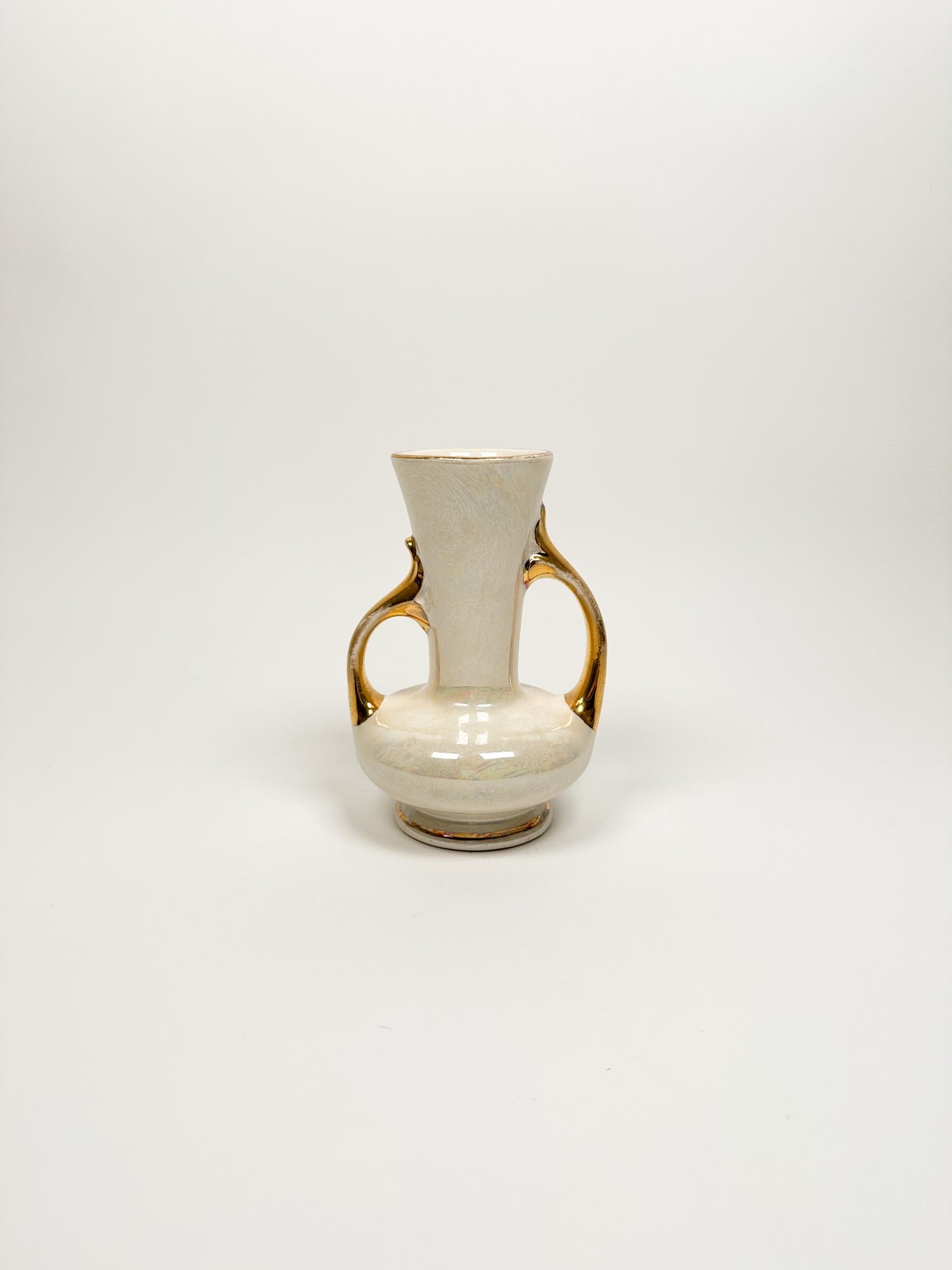 Mini Vintage Pearl Handled Vase