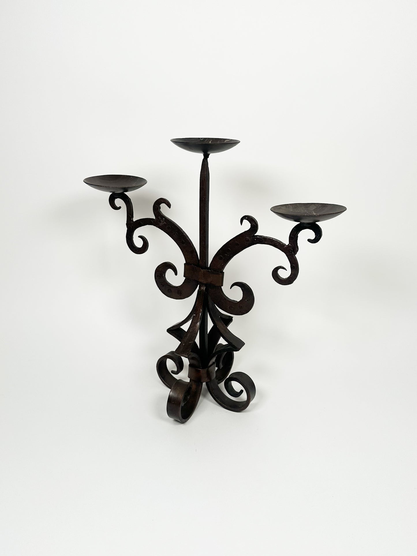 Iron Pillar Candle Holder