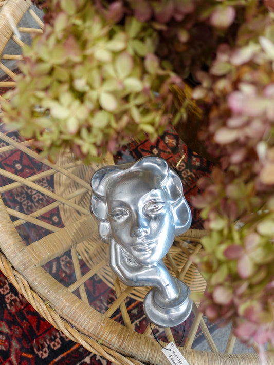 Vintage Handmade Female Face