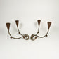 Vintage Mid Century Copper Candle Holders