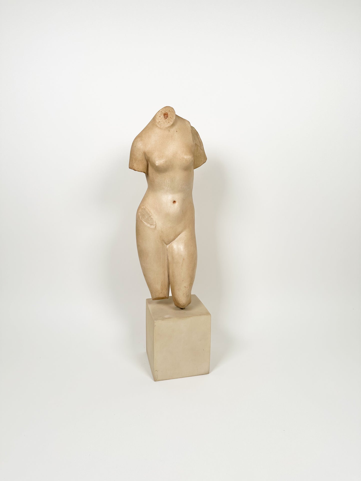 Large Vintage Torso Statue