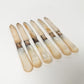 Vintage Mother of Pearl Knife Set