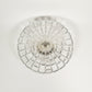 Vintage Glass Geometric Cake Plate