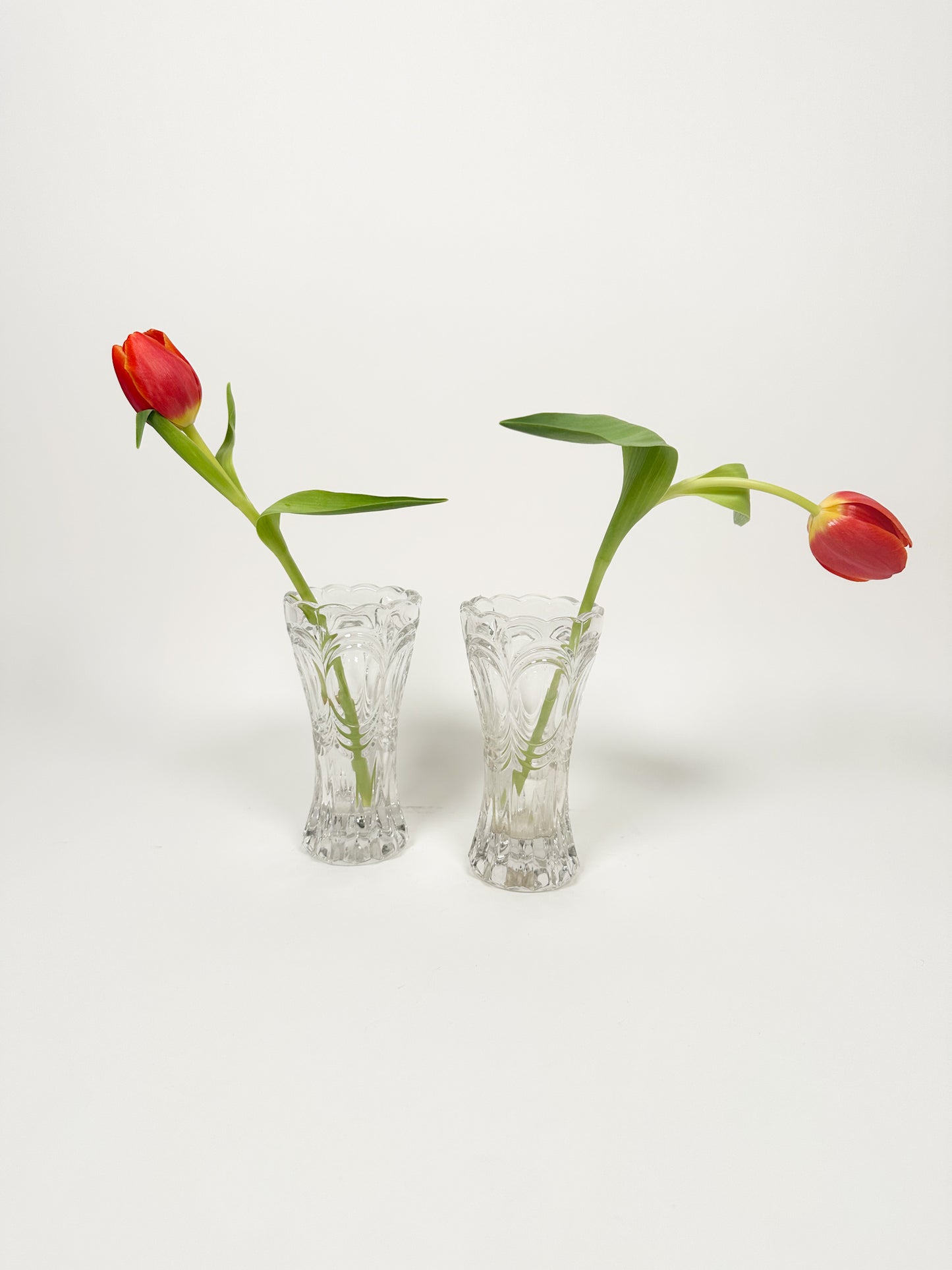 Vintage Petite Bud Vase Pair