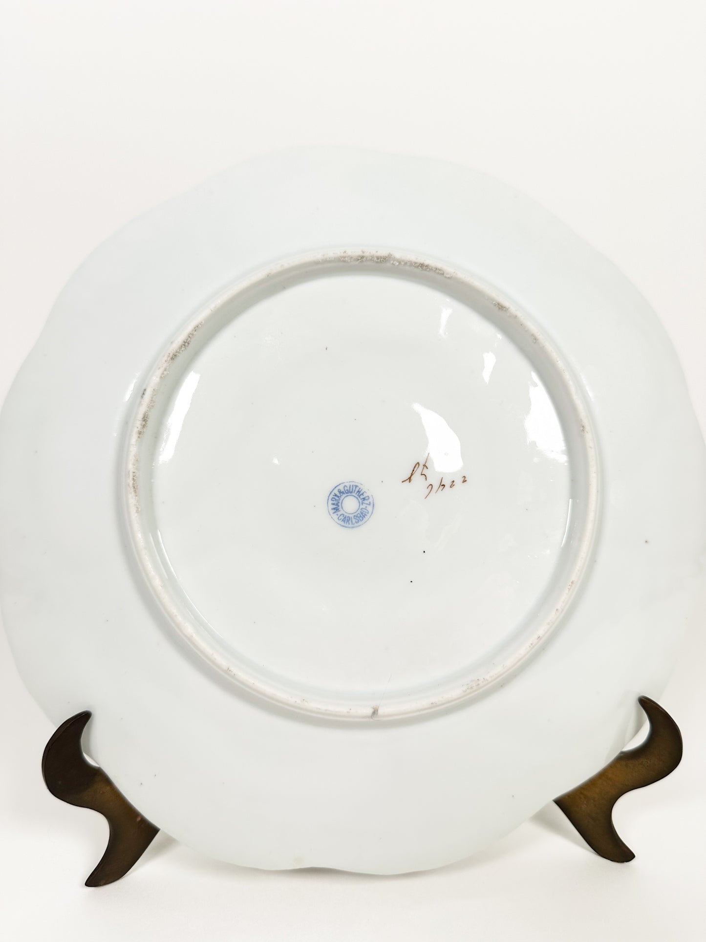 Antique Mark & Gutherz Carlsbad Austria Oyster Plate