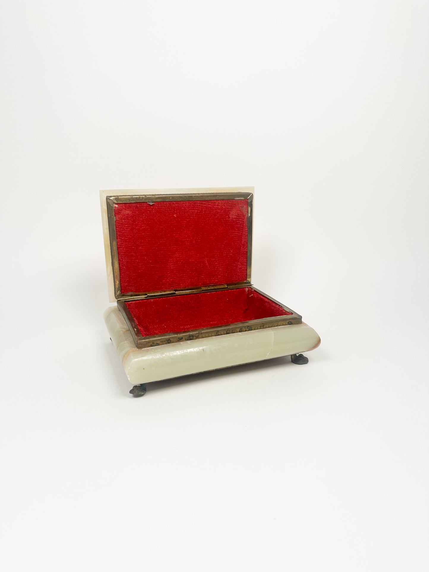 Vintage Onyx Jewelry Box