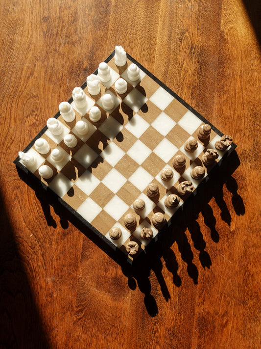 Vintage Stone Chess Set