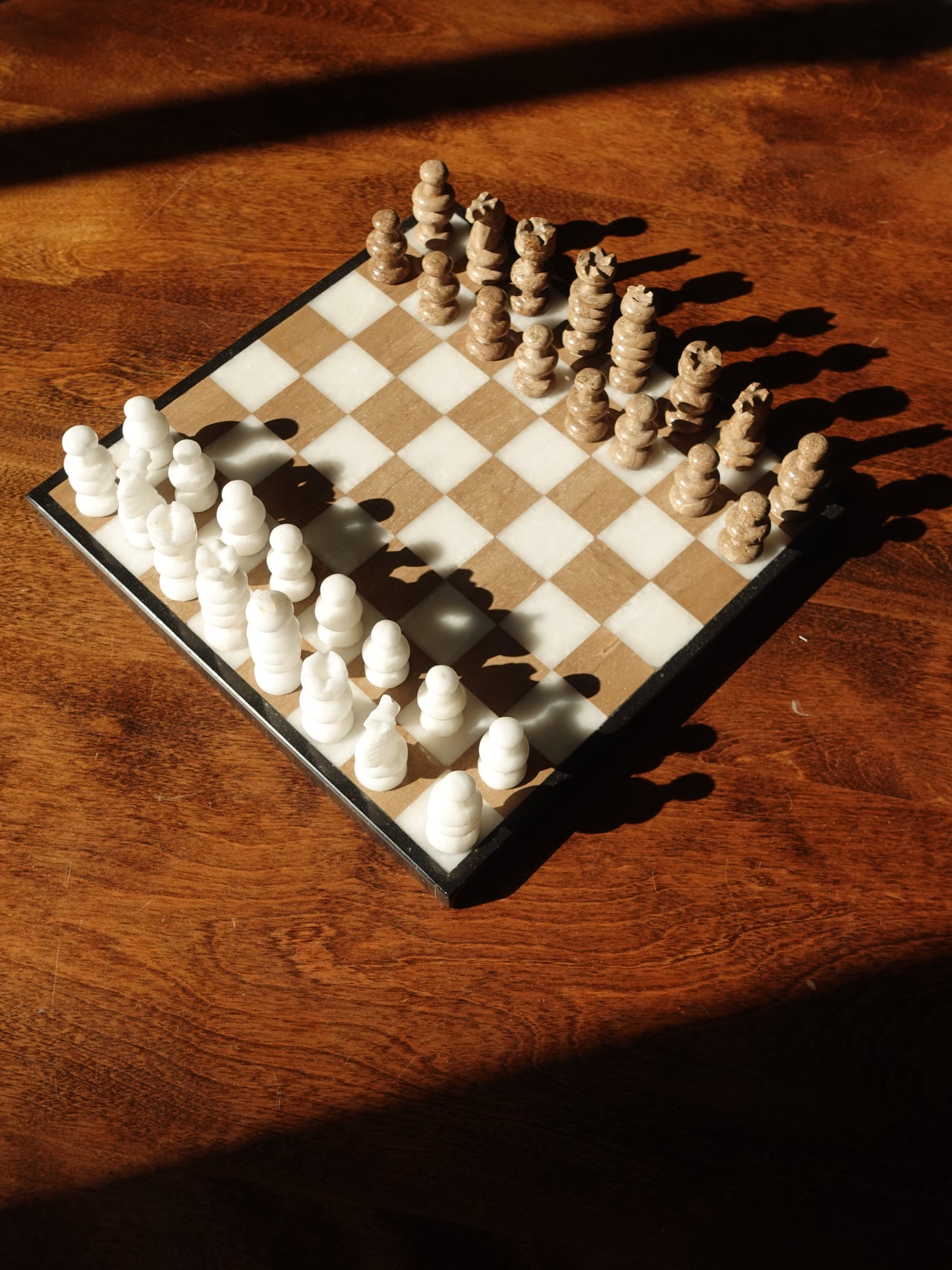 Vintage Stone Chess Set