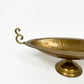 Vintage Hammered Brass Dish