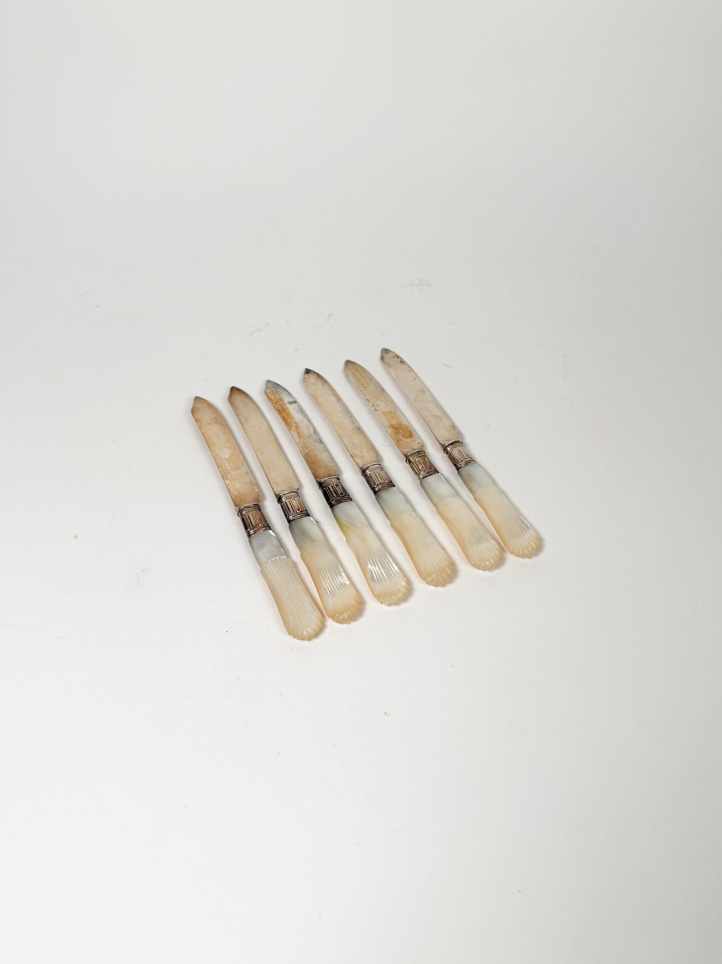 Vintage Mother of Pearl Knife Set