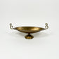 Vintage Hammered Brass Dish