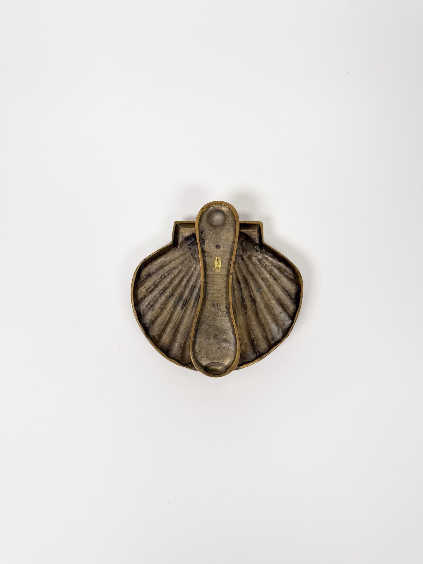 Vintage Brass Scallop Shell Door Knocker