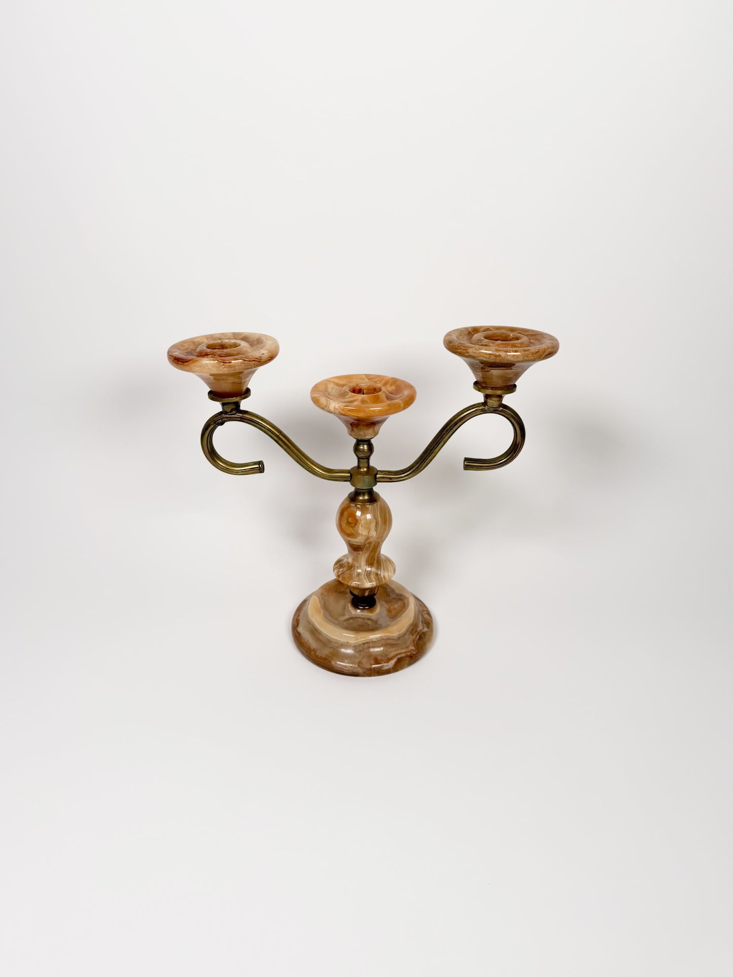 Vintage Onyx Candelabra