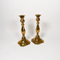Vintage Brass Candle Holders