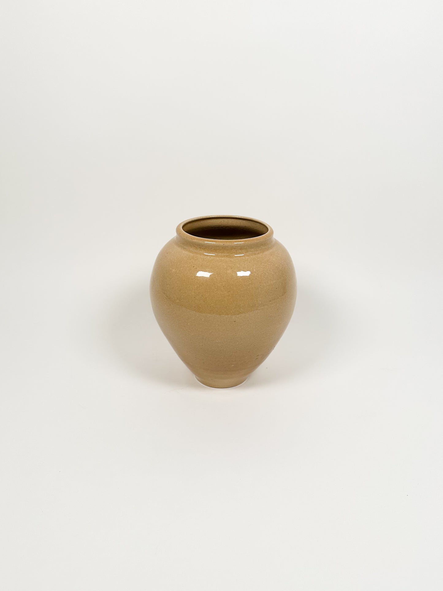 Beige Handmade Vase