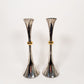 Two Toned Dansk Candle Holders