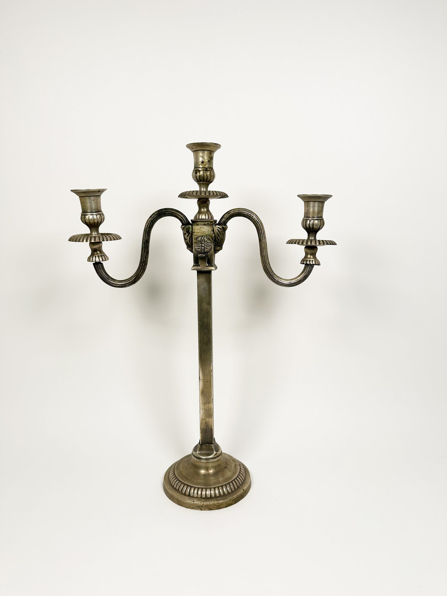 Large Silver Statement Candelabra