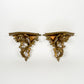 Vintage Rococo Style Shelf Pair
