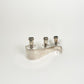 Vintage Curvy Silver-Plated Candle Holder