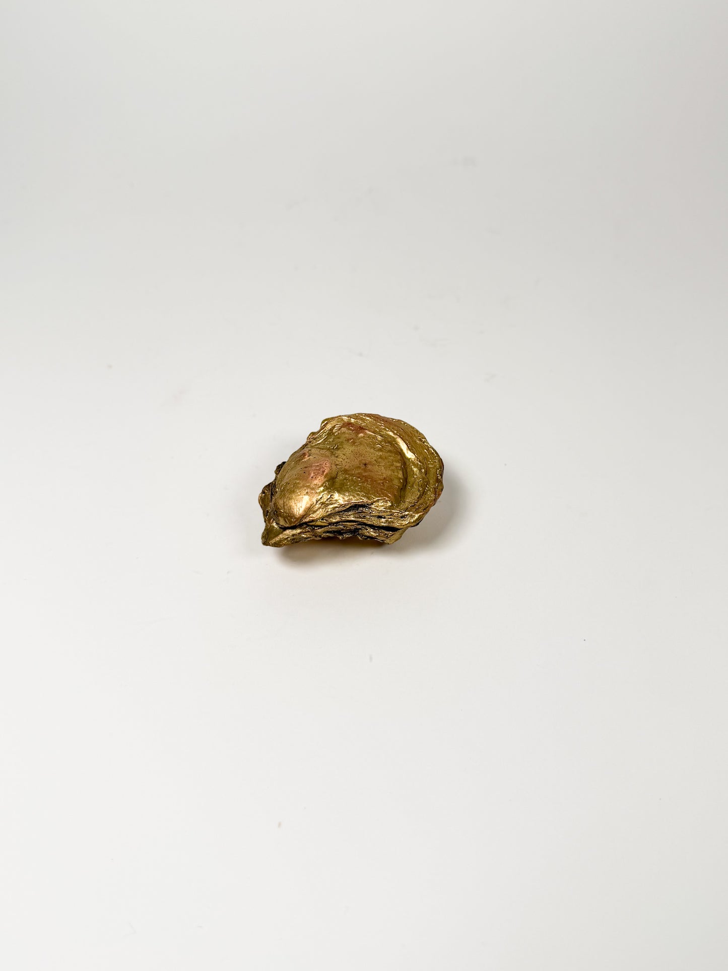 Vintage Pewter Gold Oyster