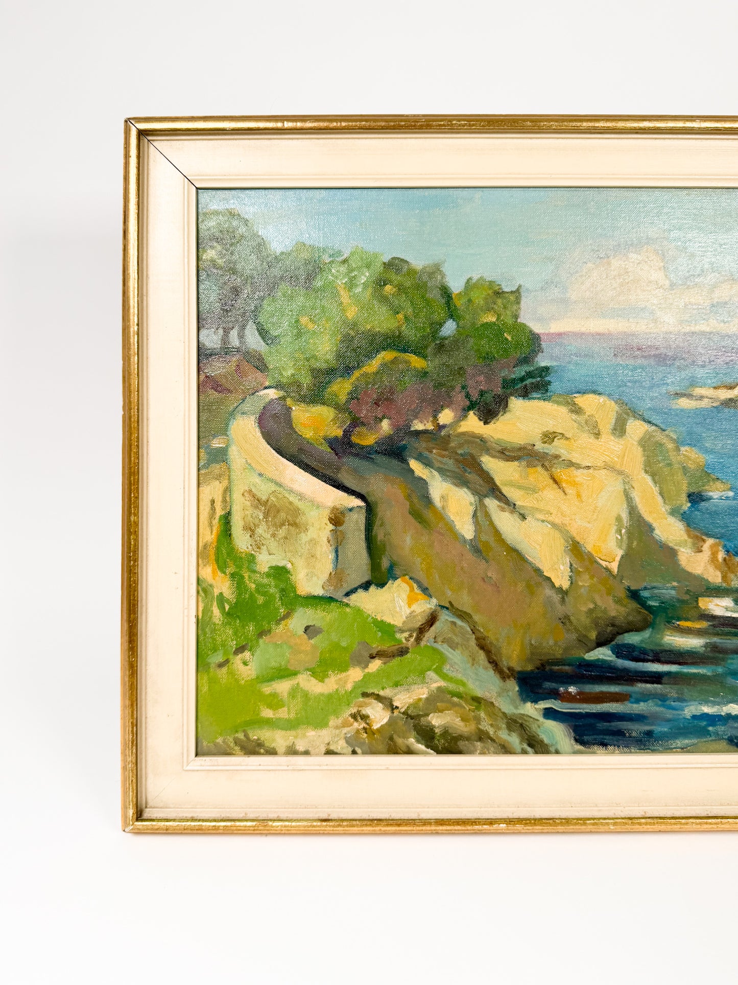 Original 1940’s Seascape Oil Painting