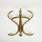 Vintage Large Brass Coat Rack