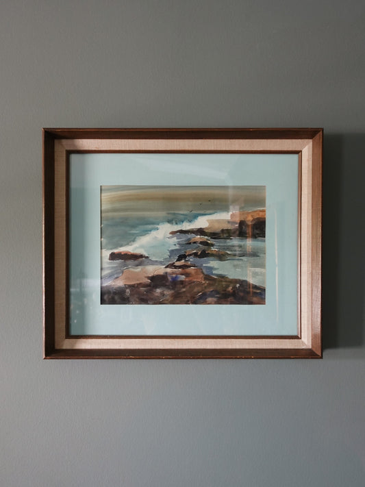 Original Seascape Watercolor Painting