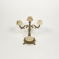 Vintage Onyx & Brass Candelabra