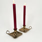 Vintage Brass Candle Holders