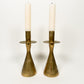 Vintage Brass Candle Holders