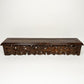Hand Carved Wood Floral Shelf