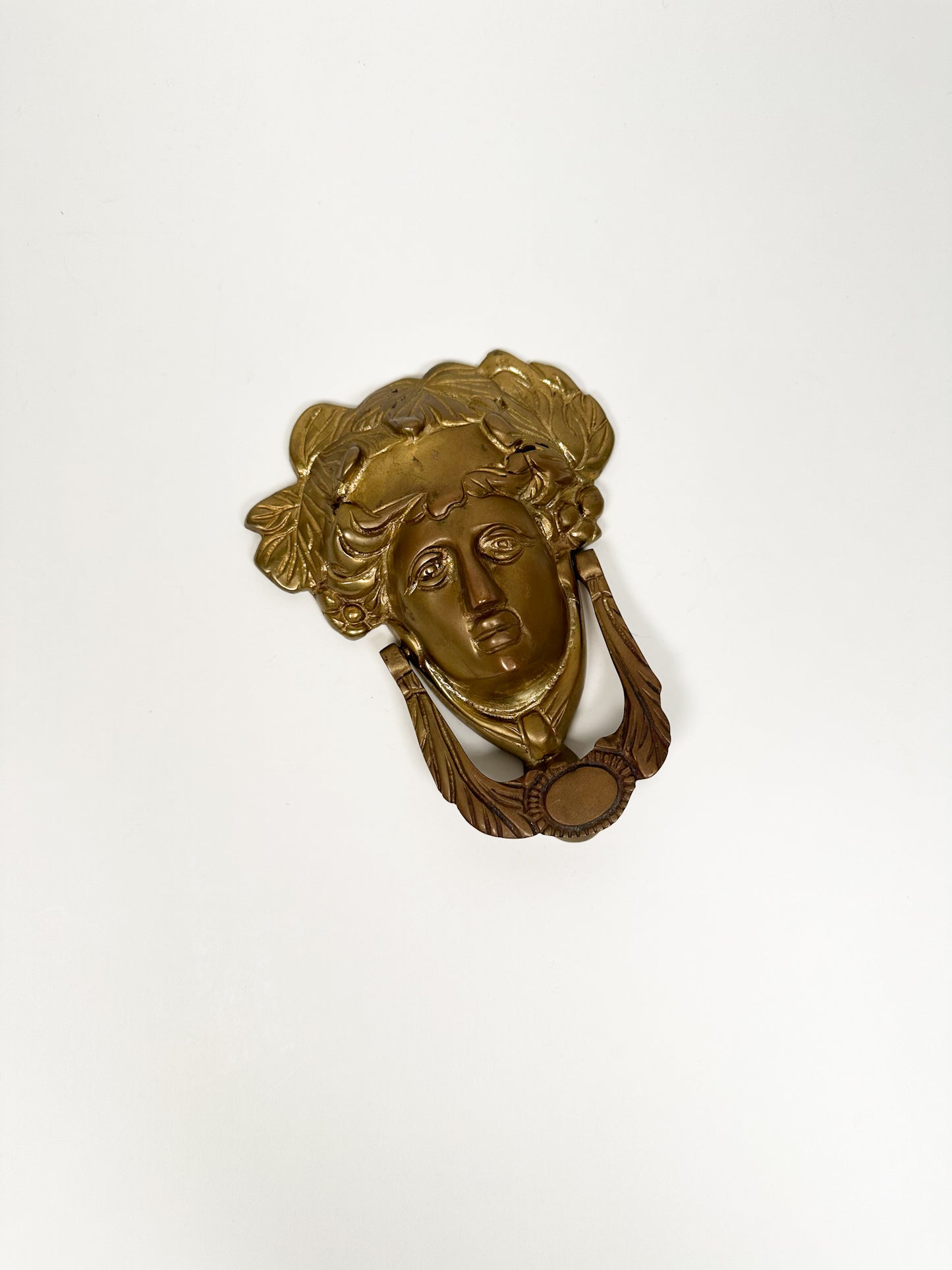 Vintage Brass Face Door Knocker