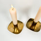 Vintage Brass Candle Holders