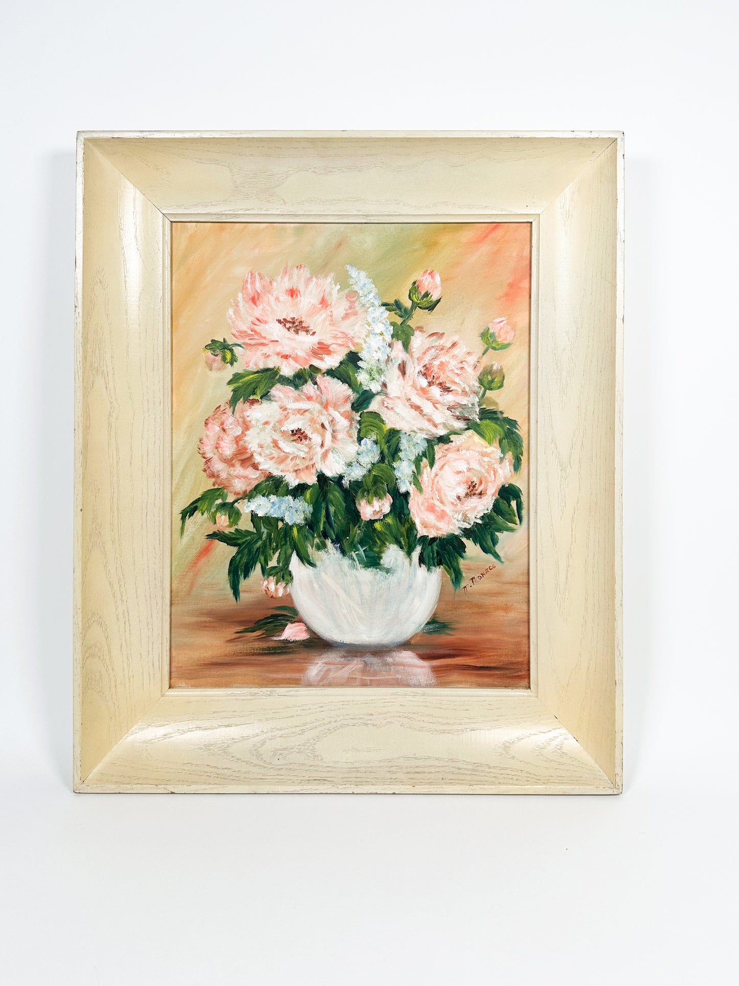 Large Oil Floral Painting