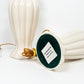 Vintage Cream Scallop Lamps