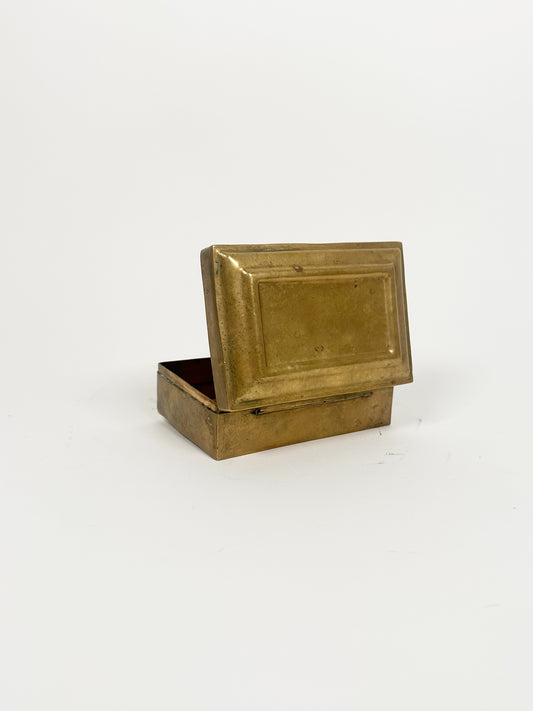Vintage Petite Brass Box