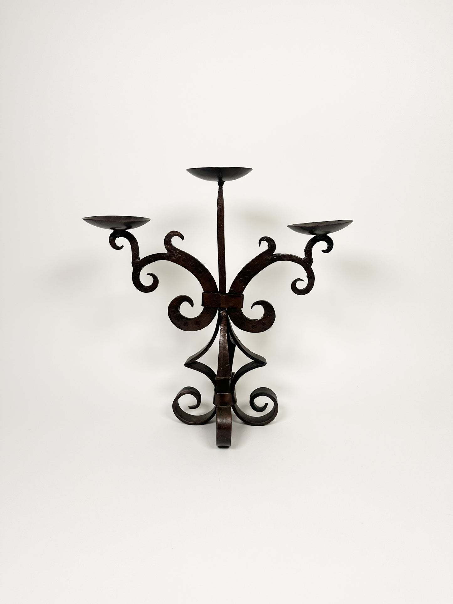 Iron Pillar Candle Holder