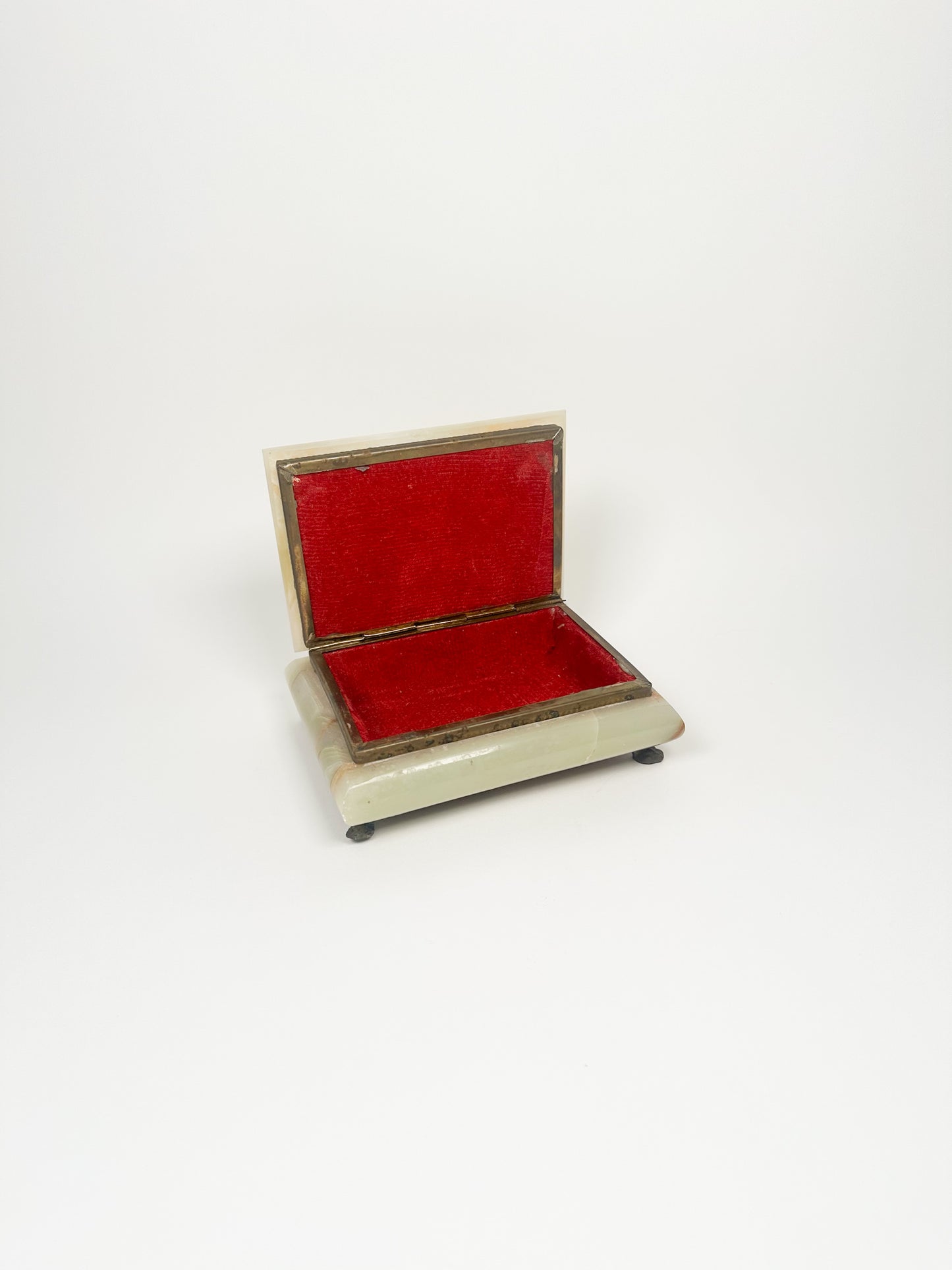Vintage Onyx Jewelry Box