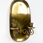 Vintage Brass Oval Sconce