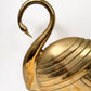 Vintage Large Brass Swan