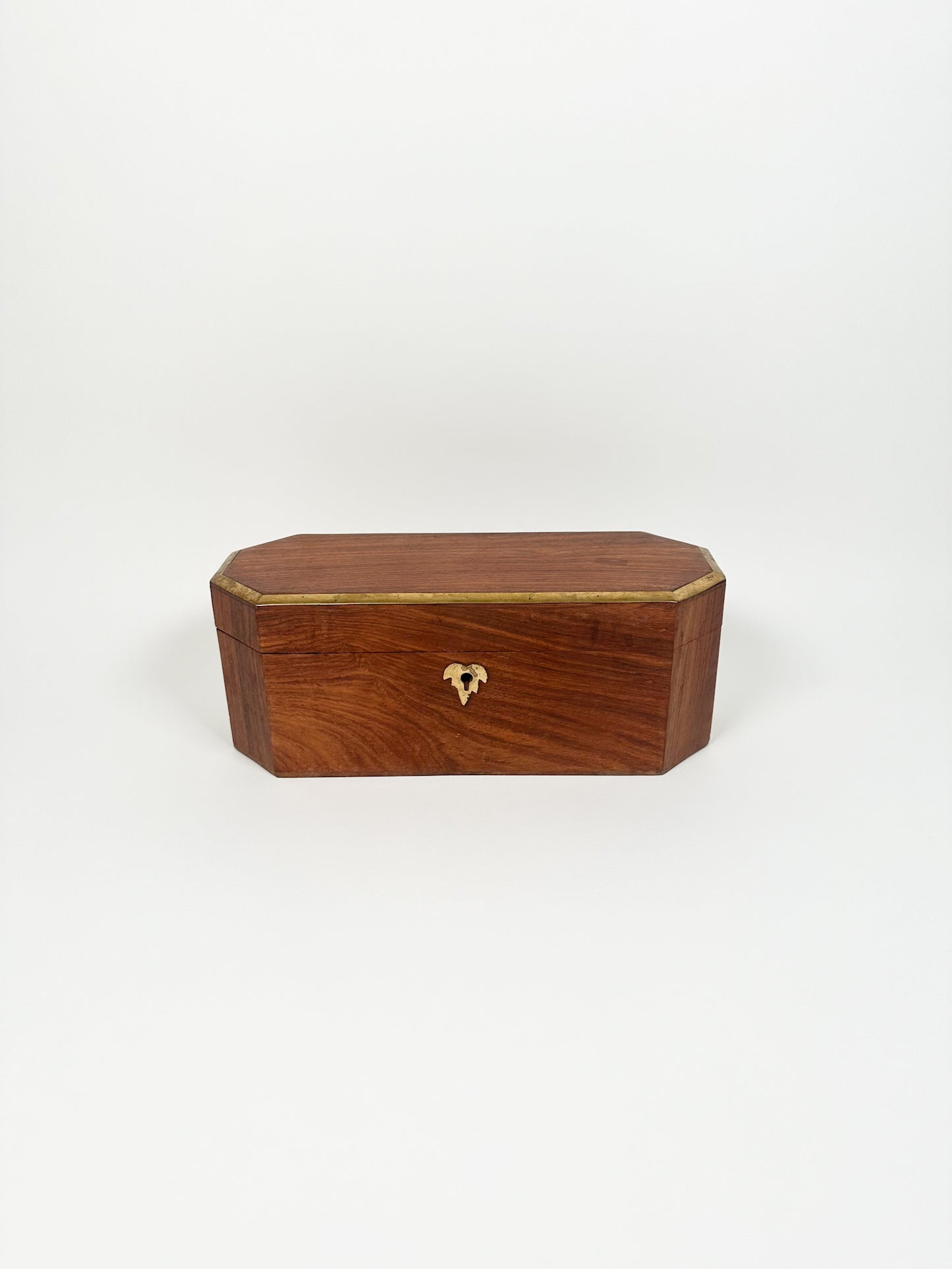 Vintage Wood & Brass Box