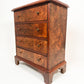 Antique Handmade Burl Jewelry Chest