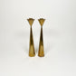 Vintage Gold Candle Holders