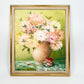 Vintage Large Oil Floral Still Life Painting